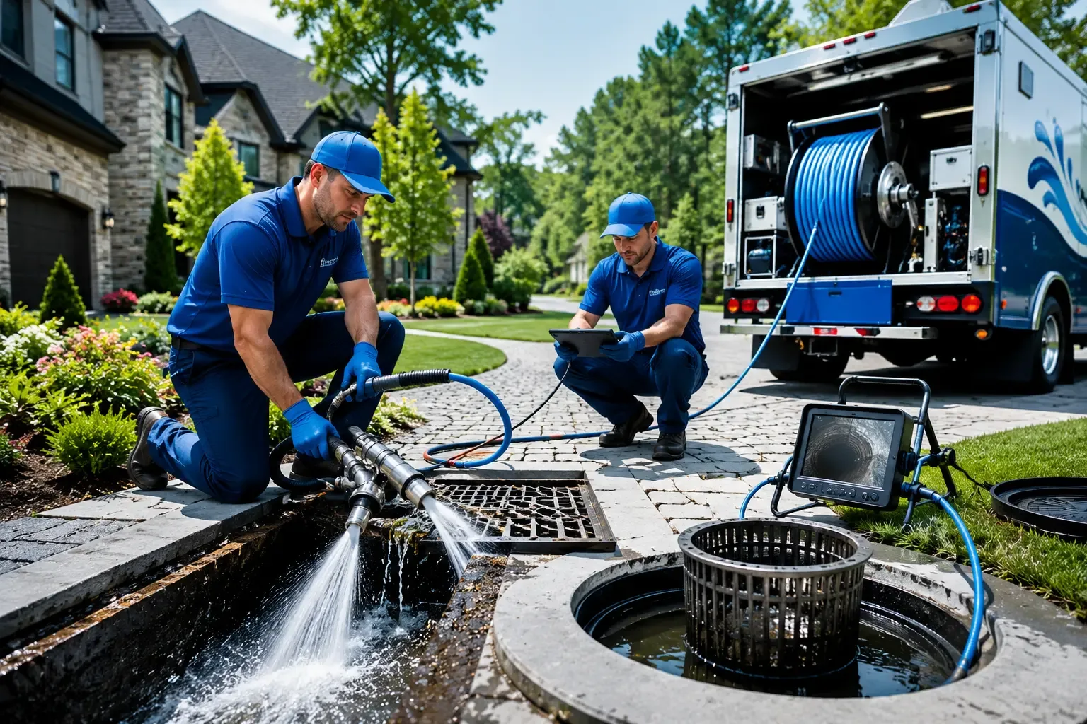 Local outdoor drain cleaning professionals in Thompson, OH