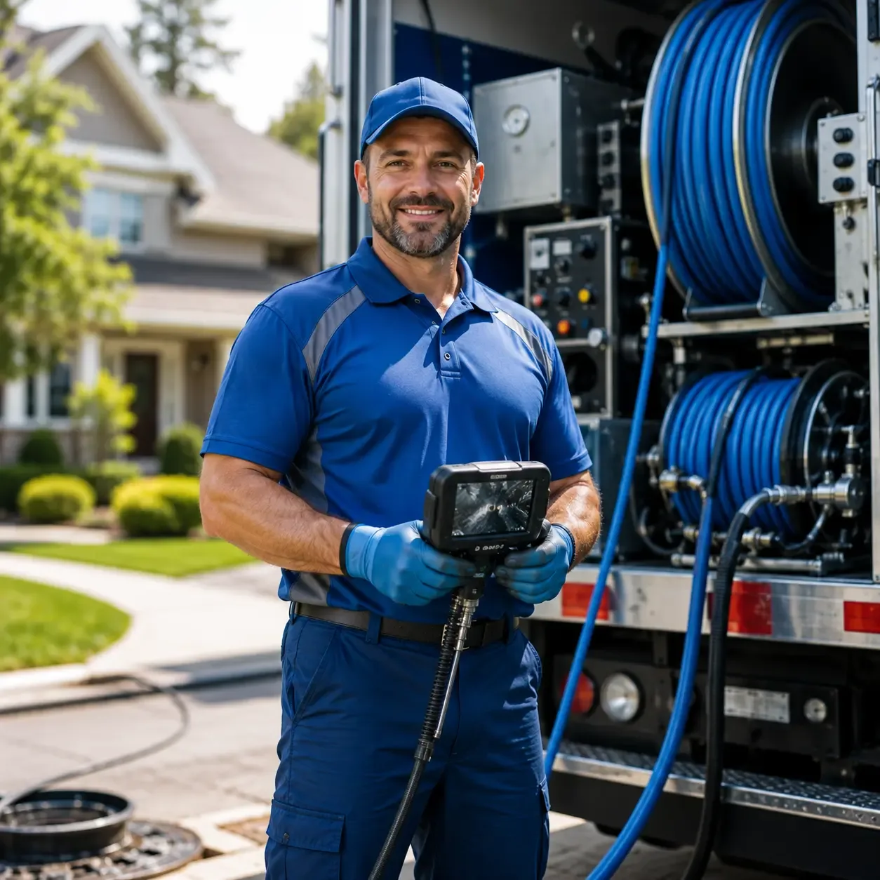 Local outdoor drain cleaning specialists in Thompson, OH